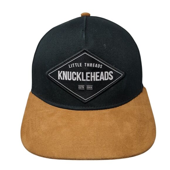 Little Threads Knuckleheads Snapback Hat Black Youth Medium Adjustable - Picture 1 of 10